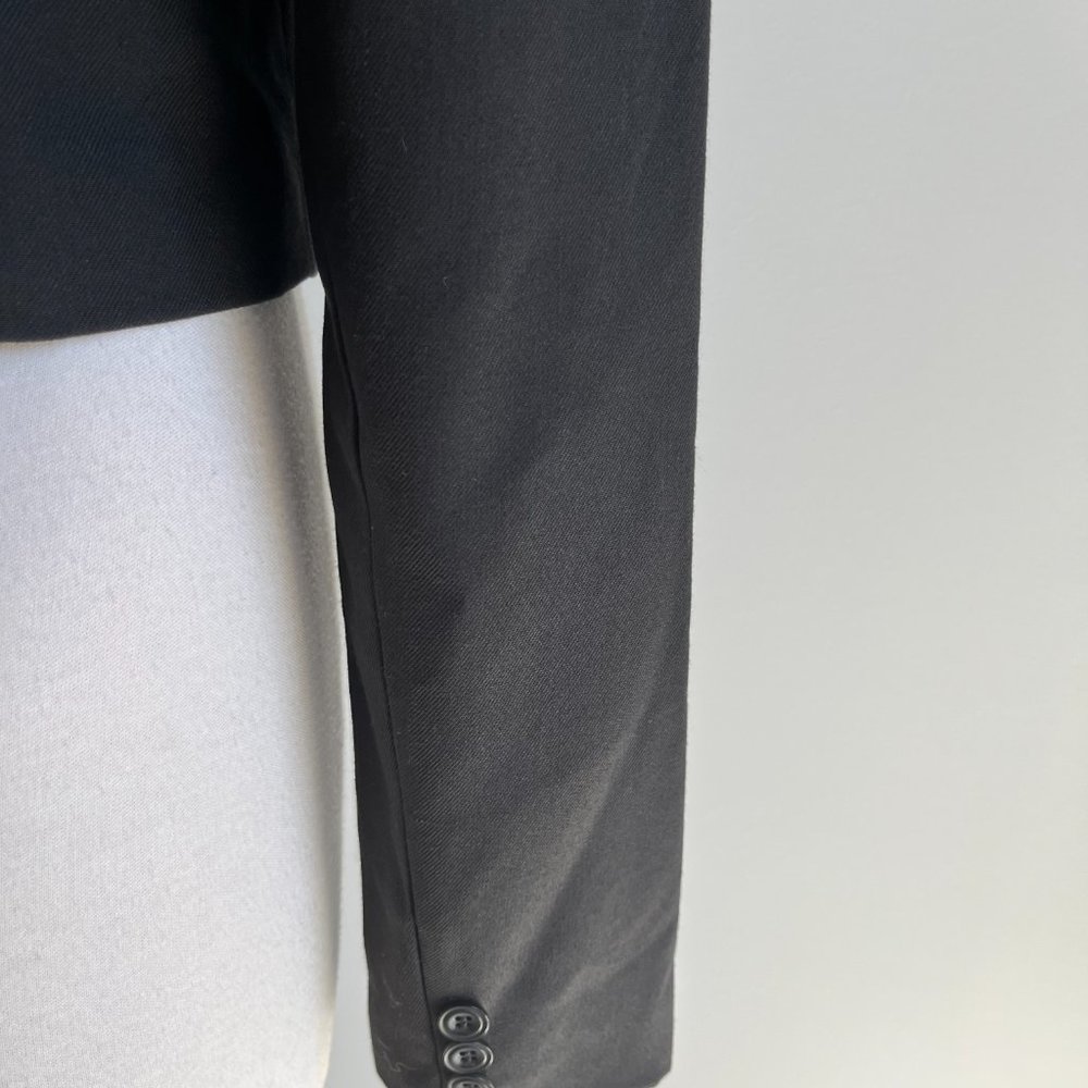 Dotti Black Tailored Button Up Long Sleeve Classic Career Jacket Size 10 - Picture 7 of 12